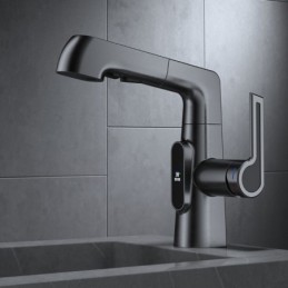 Servantkran i Gunmetalgrå...